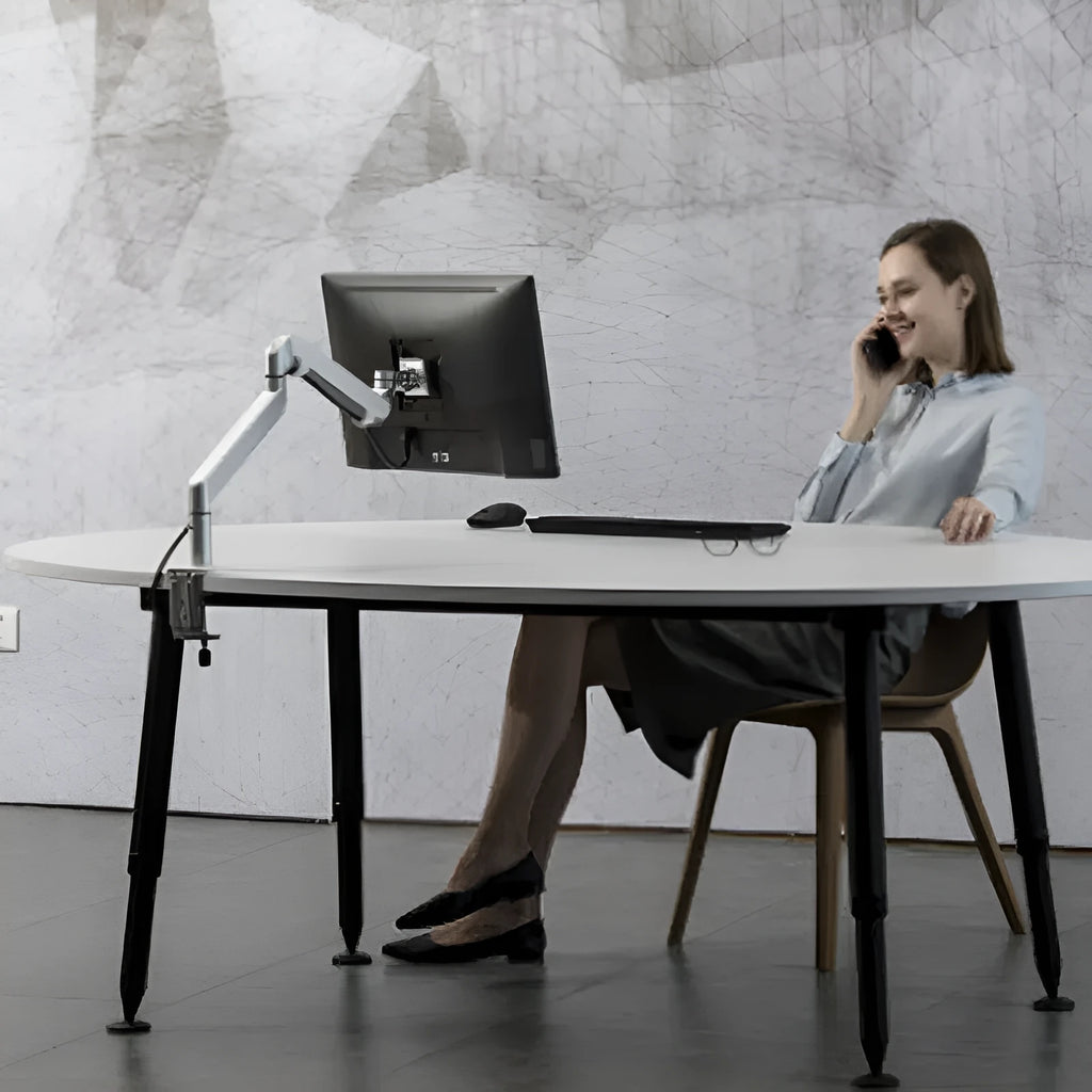 Aluminium alloy laptop air pressure arm bracket in silver and black options