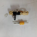 Vacuum valve core disassembly tool set with black and pink metal tools for 1/4-inch and 5/16-inch valve cores