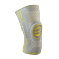 Cotton mountaineering knee pads in green, blue, or yellow colours