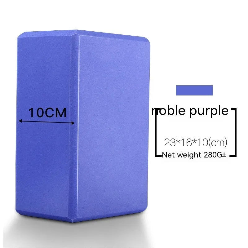 High-density EVA yoga block in various colours including cartoon designs for dance and fitness training
