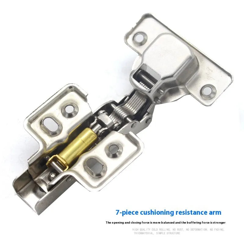 761 hydraulic cabinet hinge with nickel plating showing three bend specifications