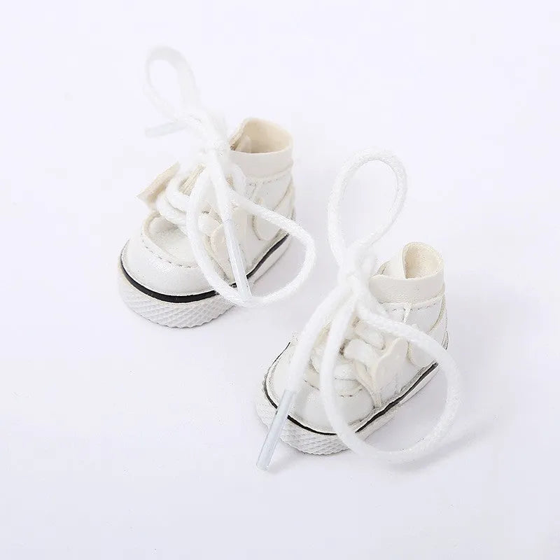 17cm fashion doll replacement shoes in multiple styles including black boots and pink heels