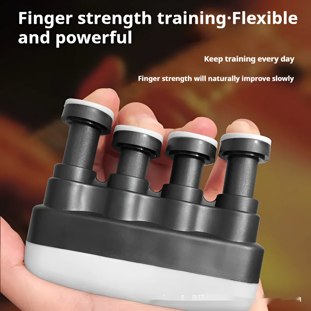 PP finger strength trainer for climbing, piano, and basketball, 9x2x7 cm, in all black colour