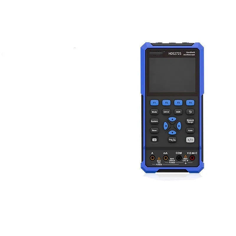 Owon HDS272 handheld digital oscilloscope with display screen and control buttons