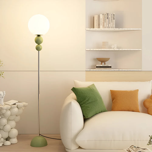 Beige finish bedside table lamp with three colour variable warm light, UK plug, 220V, light source not included