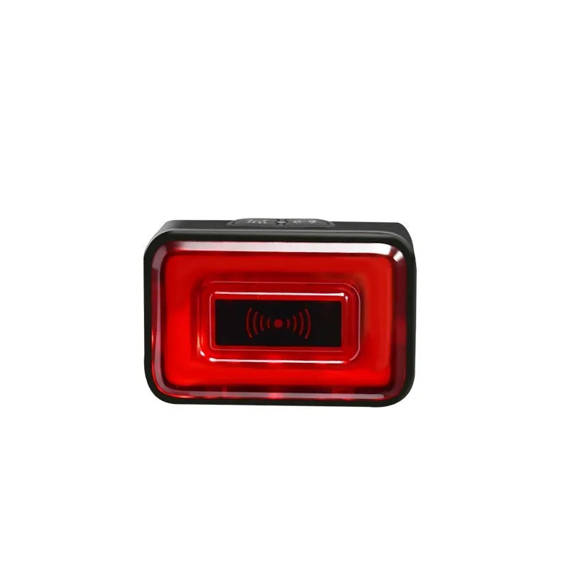 Smart millimeter wave radar bicycle taillight with double bracket mounting