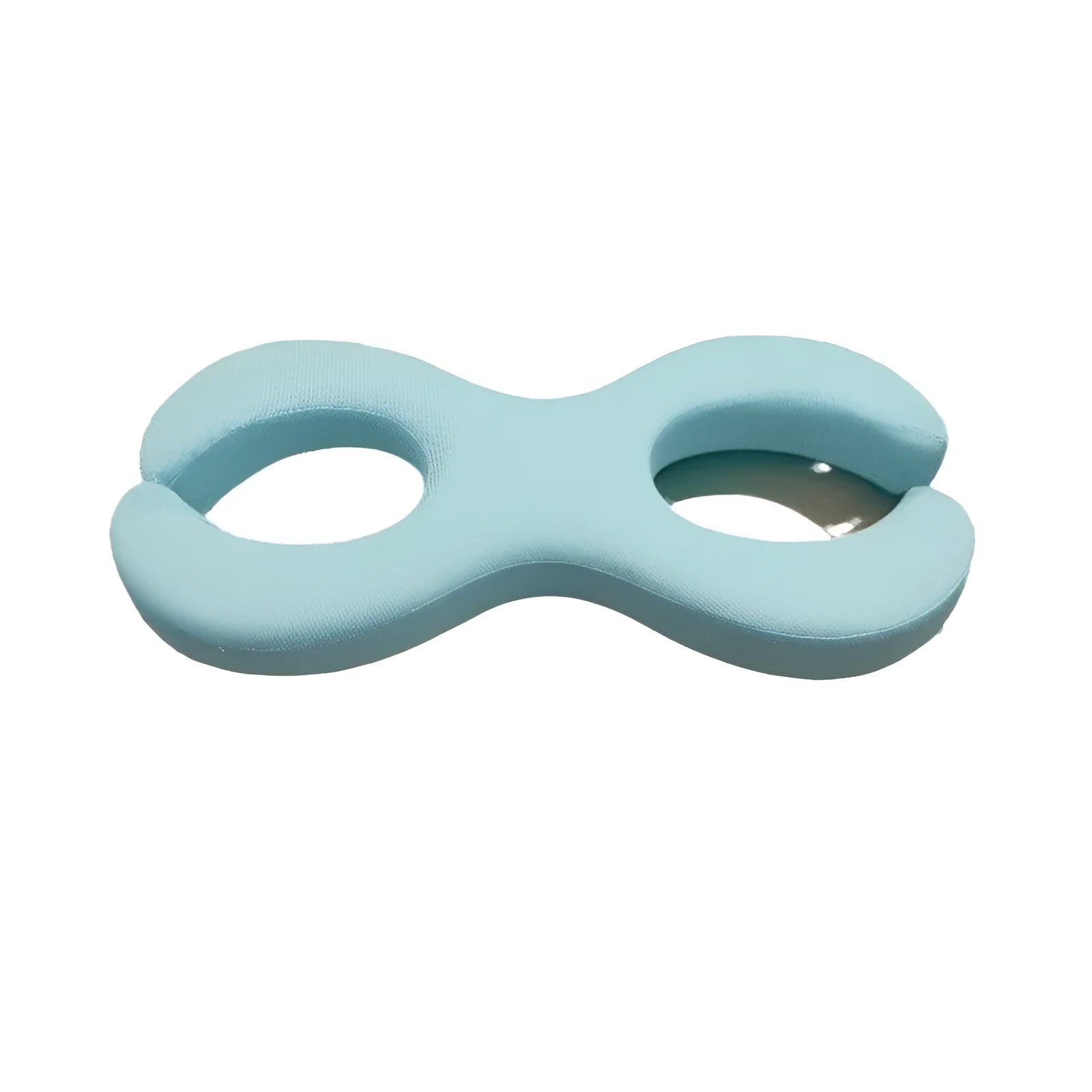 Cool blue cylindrical memory foam cervical traction pillow shown in 6cm and 9cm thickness options.