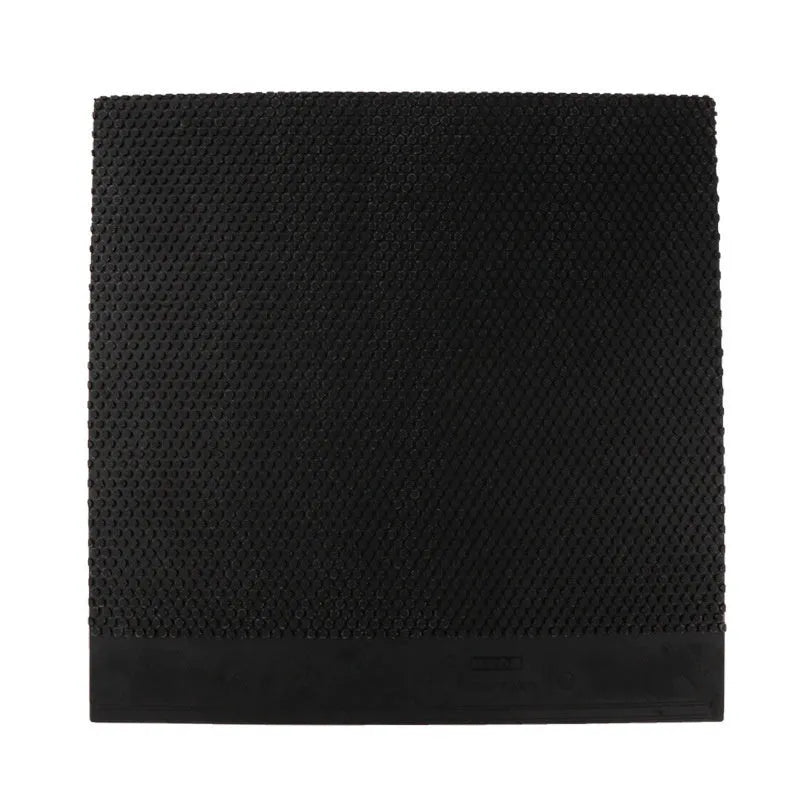 Table tennis rubber sheet with small pimpled texture in black and red colour options