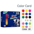 Set of soft-head gouache marker pens in various colours for hand painting and card making.