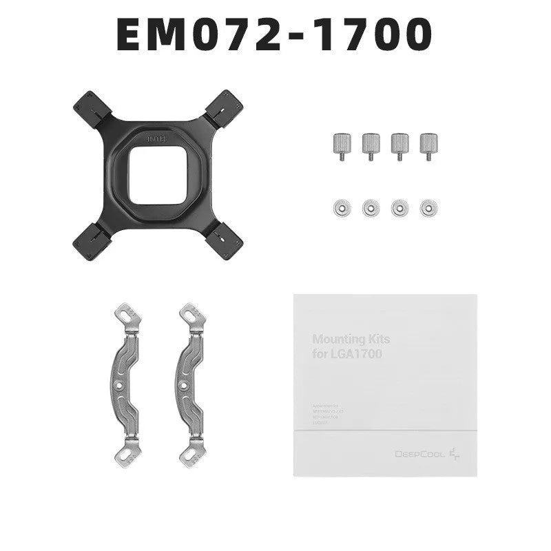 LGA 1700 socket water cooling radiator fastener with cleaning alcohol bag for 12th generation Intel CPUs