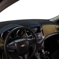 Silicone dashboard light proof pad for old Toyota Prado with coloured edge detailing