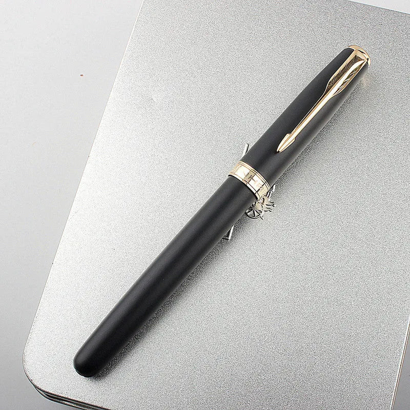 0.5mm stainless steel ballpoint pen shown in multiple colour variations for business office student writing