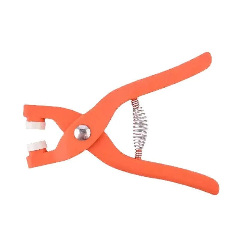 Stainless steel five claw suit buttons with pliers for no-sew clothing fastening on children's garments