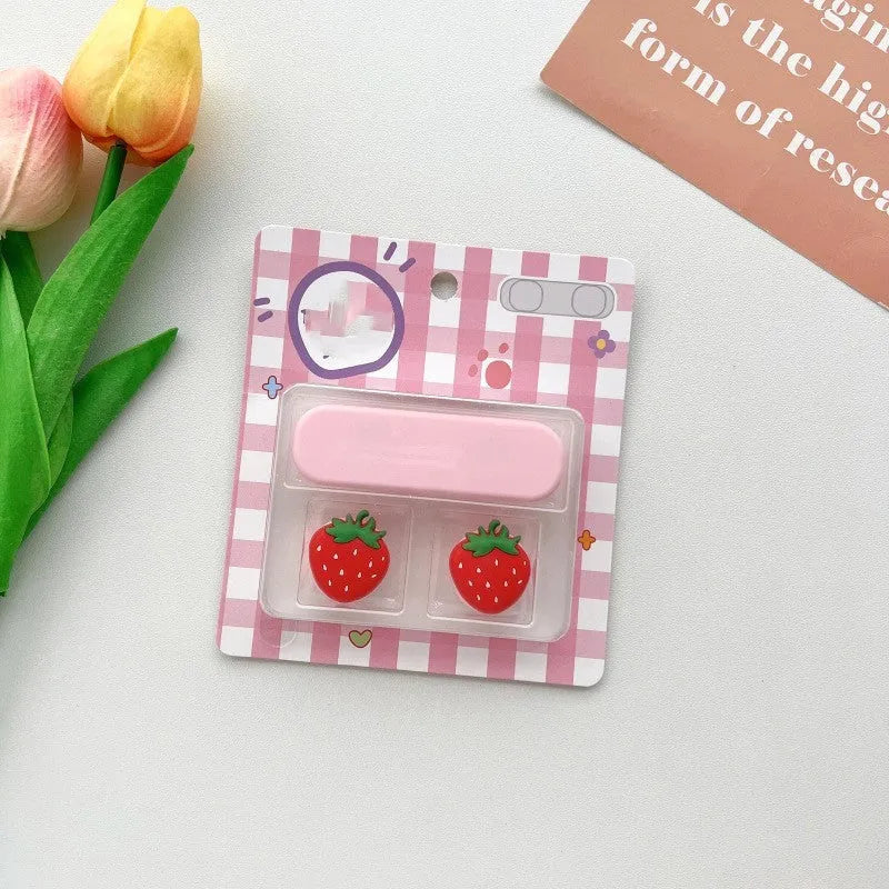 Cartoon magnetic protection data cable fixer in plastic construction for desktop magnetic hubs