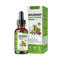 60ml bottle of Annona Prickly Fruit and Lychee flavoured edible drops with a dropper top.