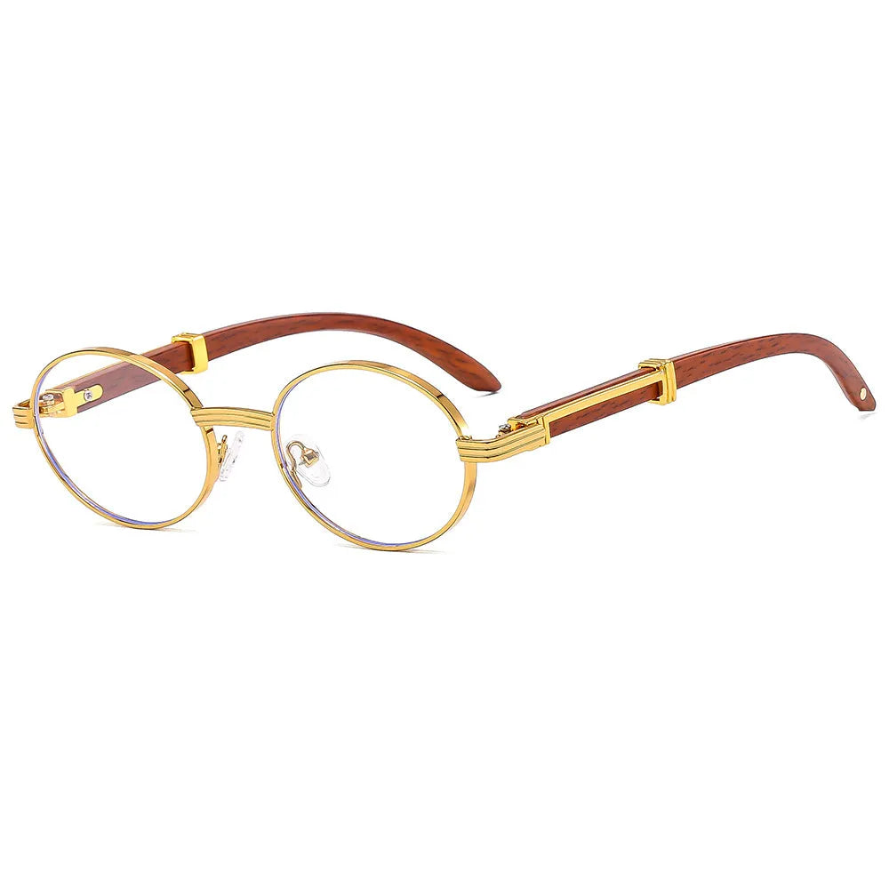 Fashion UV protection sunglasses with plastic frame and grey lens in gold finish
