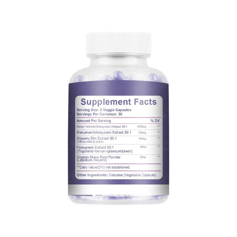 Bottle of Popular Vaginal Capsule supplement containing 60 capsules for adult women
