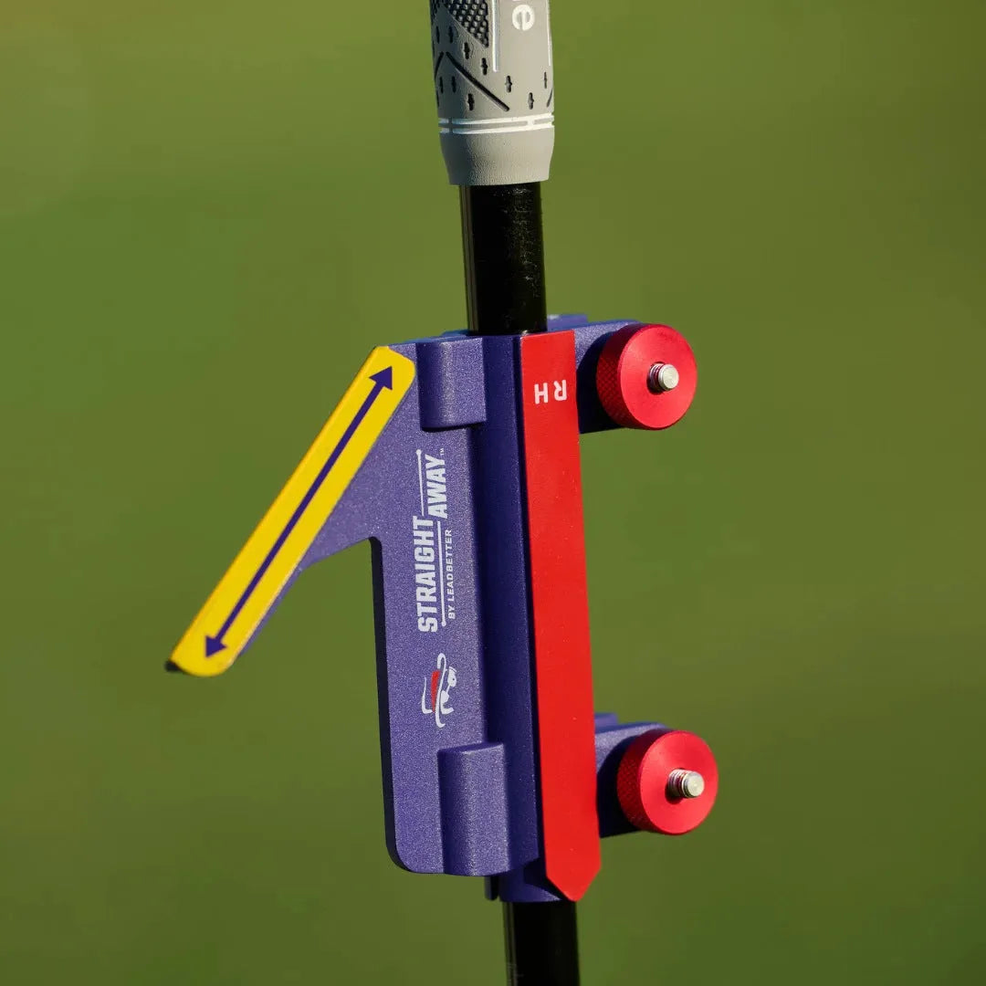 Golf swing plane simulator training aid showing swing path reference structure