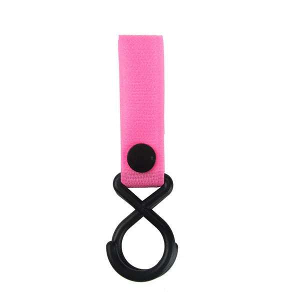 A nylon luggage Velcro hook in one of 18 available colours, shown in independent OPP packaging.