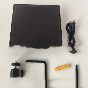 5W solar panel security camera UPS with built-in 18650 battery for outdoor backup power