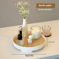 Large plastic tray in white colour for hallway key storage, dustproof desktop organiser
