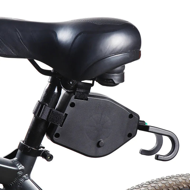 Black plastic parent-child bicycle trailer rope traction device for mountain bikes