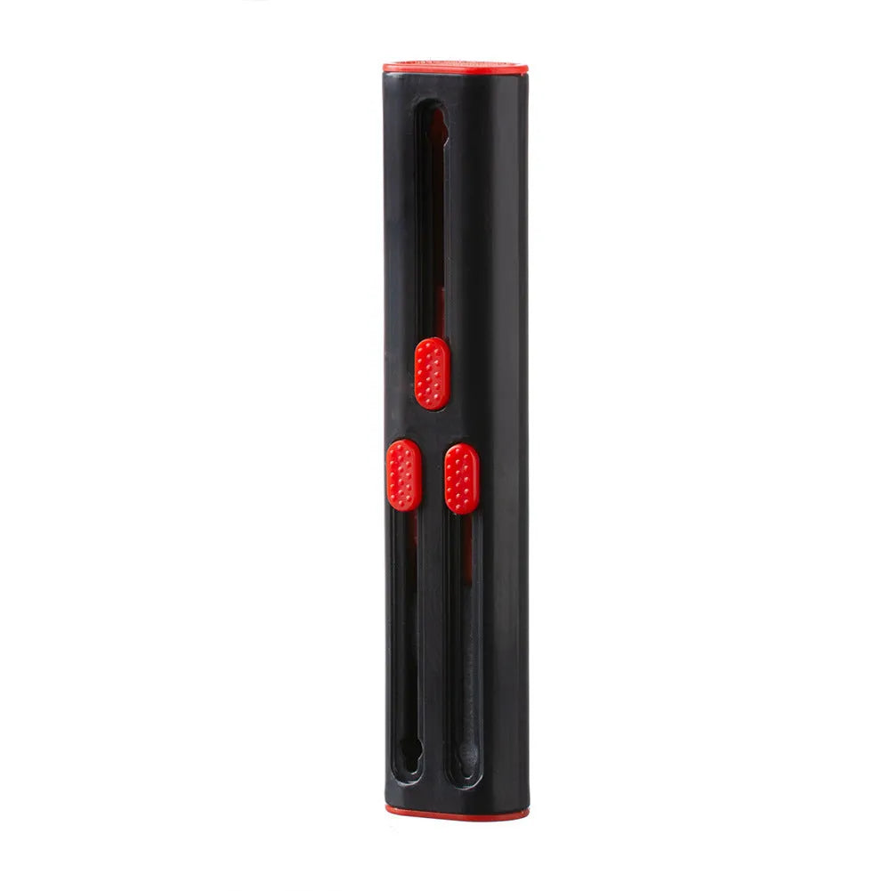Bluetooth earbuds cleaning brush pen with soft microfibre tip and lightweight brush, 13 cm, on white background