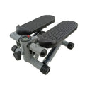 Silver grey hydraulic mini treadmill waist slimming machine for home and gym fitness