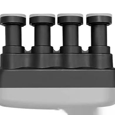 PP finger strength trainer for climbing, piano, and basketball, 9x2x7 cm, in all black colour