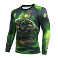 Men's stretch sports suit with ZF016 pattern printing for running and fitness activities