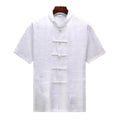 Men's mulberry silk Tang suit in traditional Chinese style with jacket and trousers