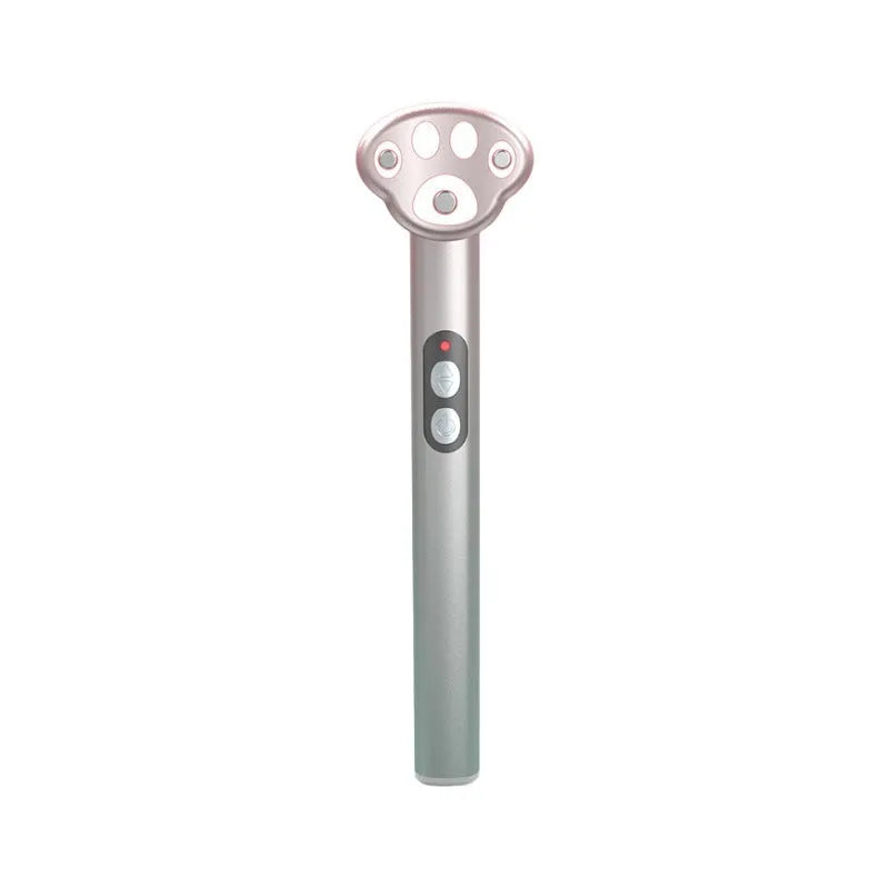 Gradient pink Cat's Paw Eye Beautification Instrument with micro-current vibration massage function