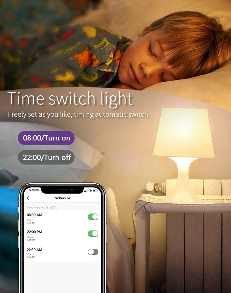 GU10 smart LED spotlight with WiFi connectivity and RGBCCT colour control