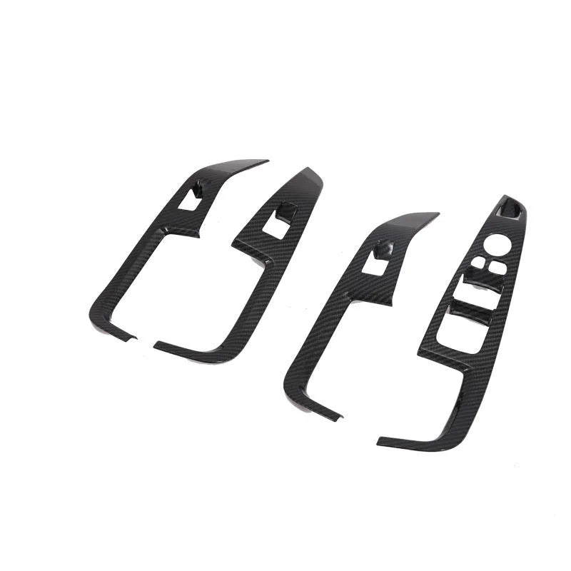 Black ABS plastic BMW X5 2019 cup holder air vent gearbox interior trim replacement part