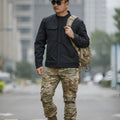 Bone Frog Peak Breaker black soft shell jacket for mountaineering and outdoor sports.