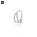 G23 titanium alloy nose ring earrings with diamond finish in multiple gauge and length sizes