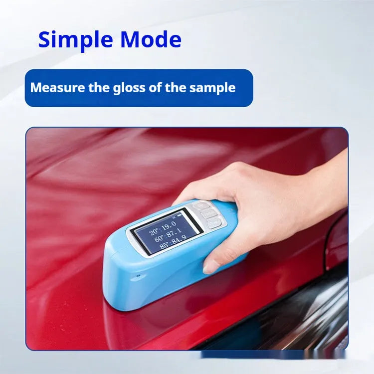 Portable ceramic brightness stone glossiness tester with angle measurement display