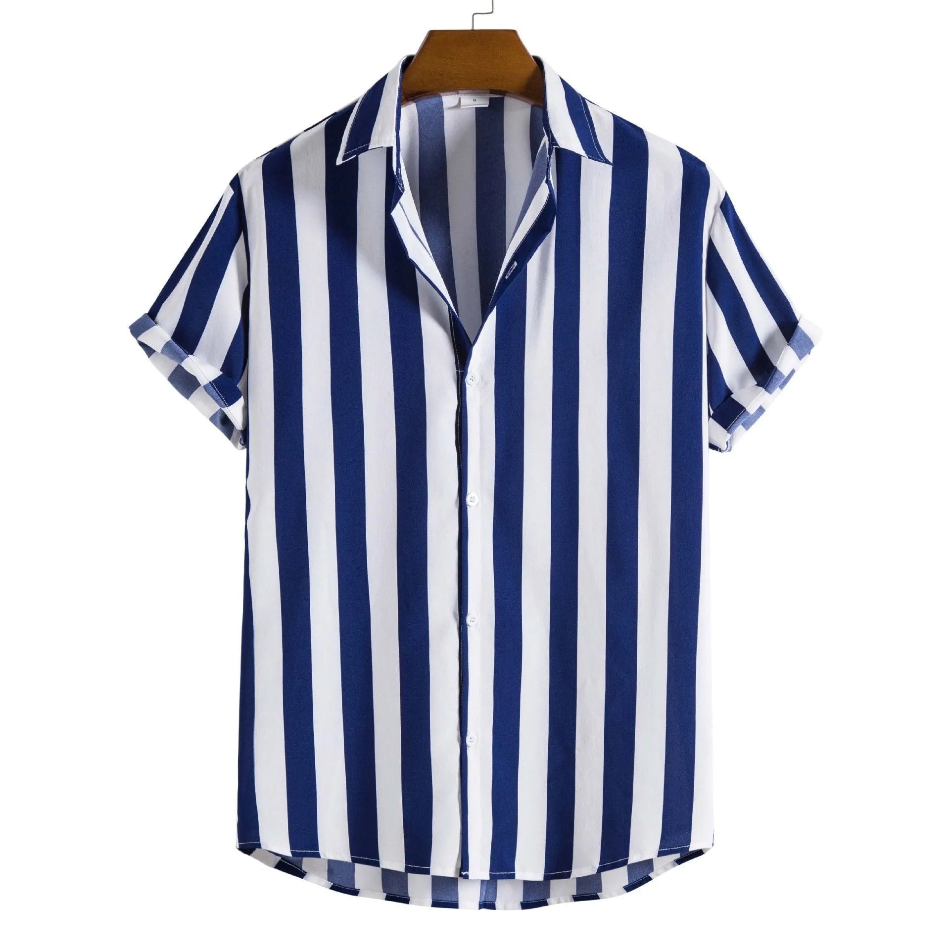 Men's loose fit polo shirt with big printed letters across chest in cotton blend fabric