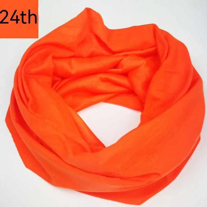 Seamless magic headscarf for outdoor sports in various colour options