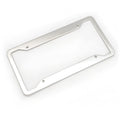 Stainless steel aluminium alloy licence plate frame in four colour options.