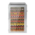 Portable home 18-layer stainless steel fruit dryer with top touch screen and 25L capacity on countertop