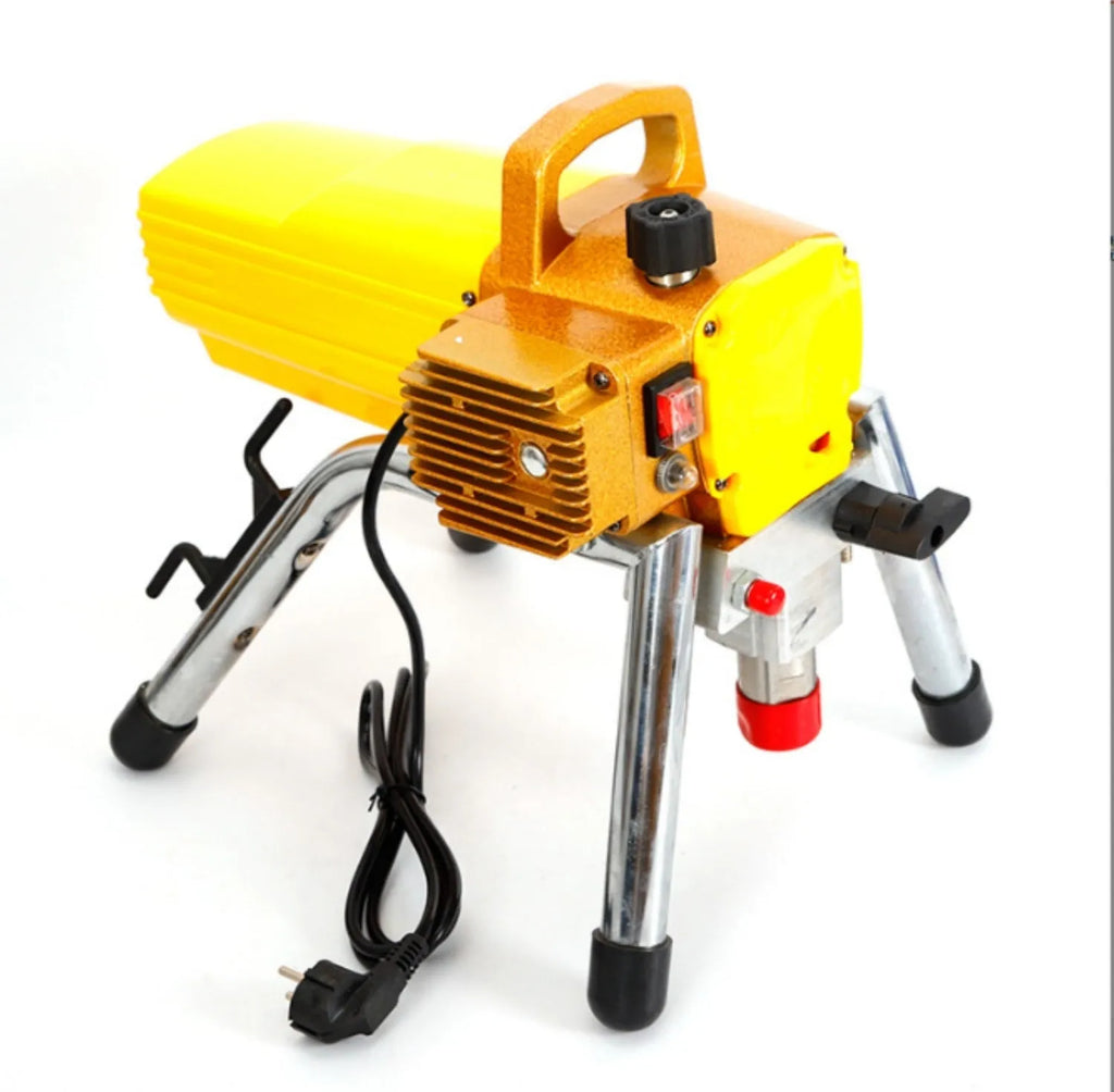 Blue 110V electric airless paint spraying machine with extension rod and accessories
