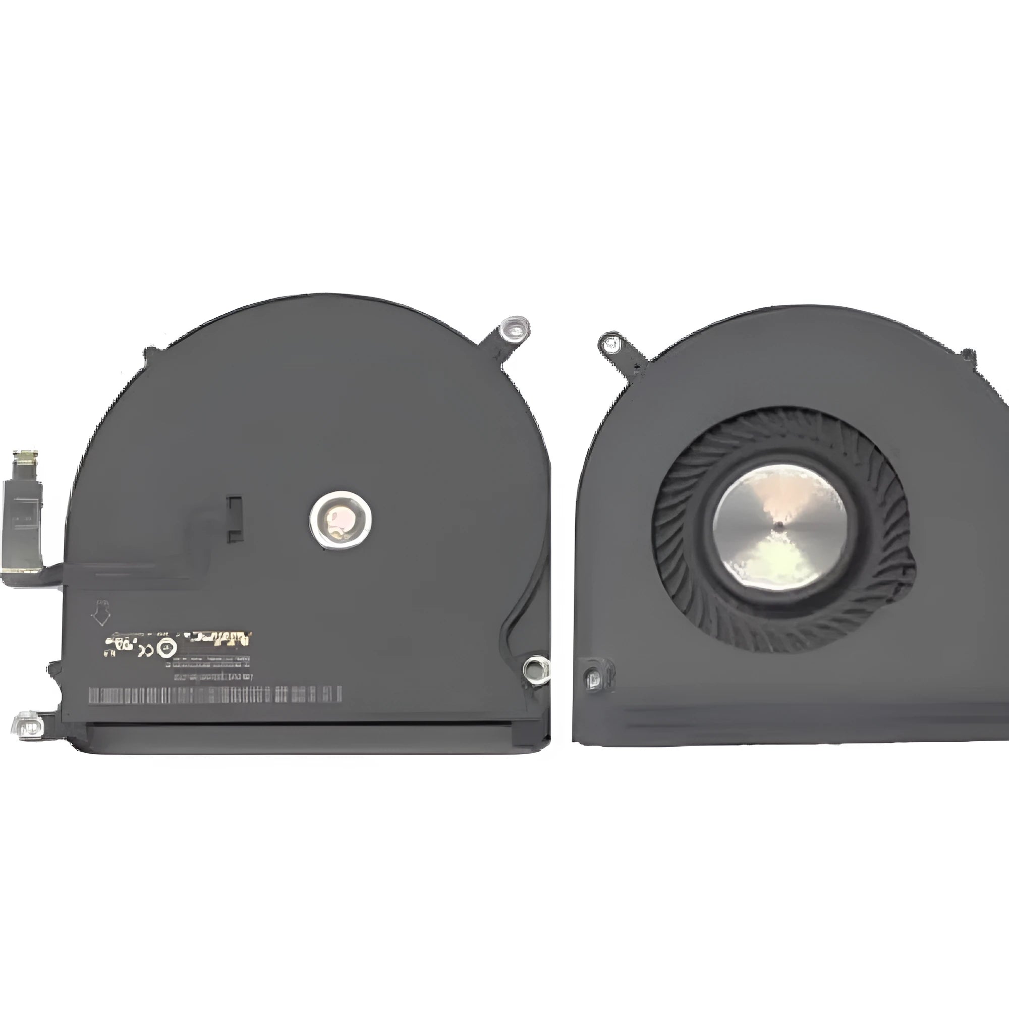 A1398 MacBook Pro internal laptop cooling fan replacement component on a paper box.