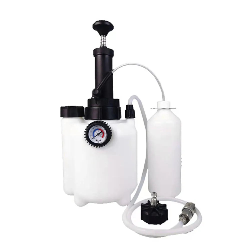 3-litre white brake oil tank replacement tool for automotive fluid changing systems.