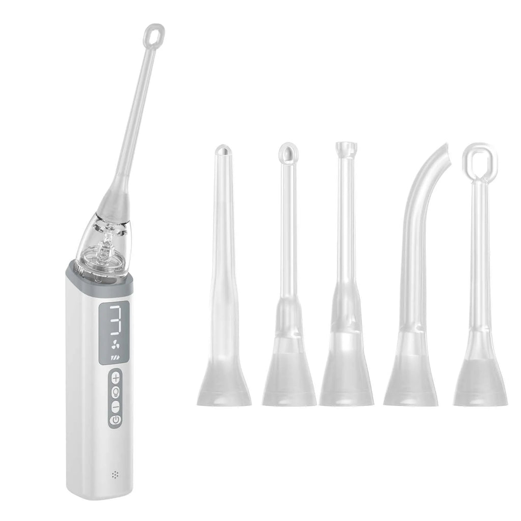 Stainless steel tonsillar extractor oral cleaning tool set for dental stone removal