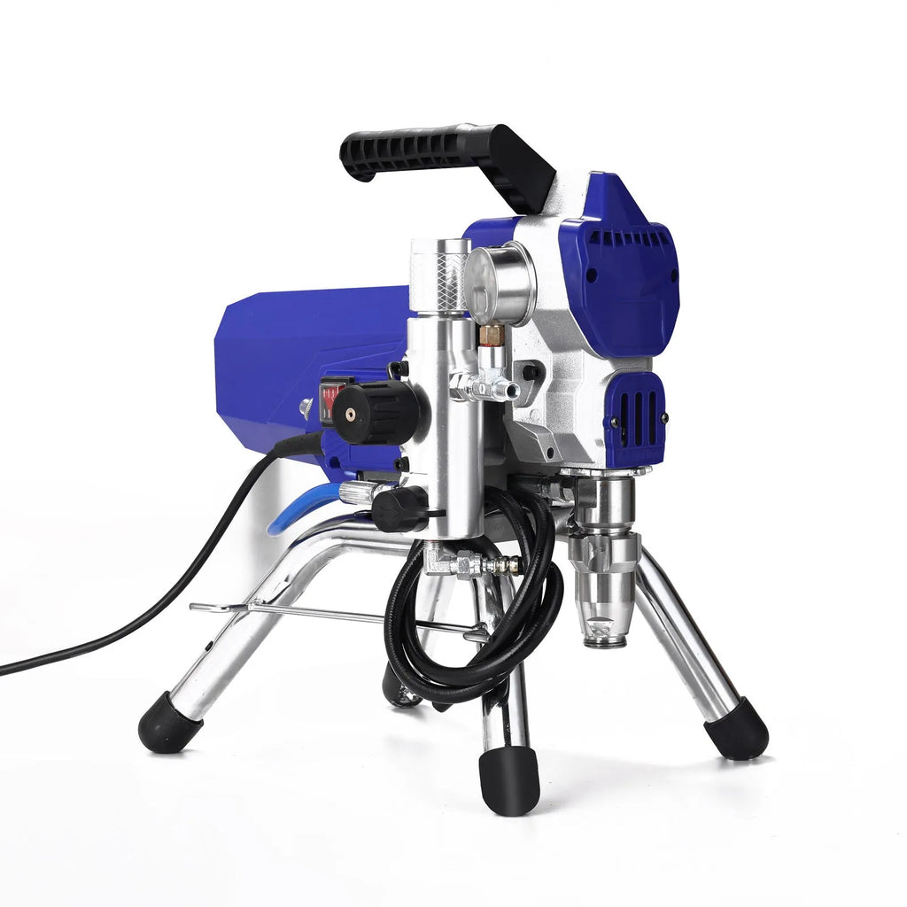 3901 high-pressure airless spraying machine with spray gun, long hose, and extension rod for fireproof paint