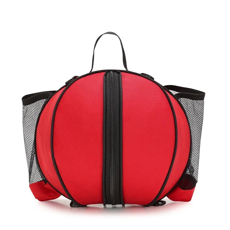Oxford cloth basketball training bag with 9-litre capacity shown in available colour options