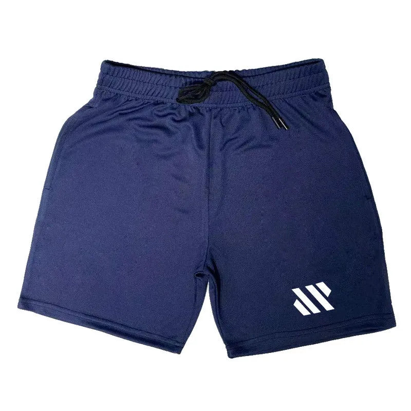 Metal silk fabric sports shorts in various colours for summer running and athletic wear