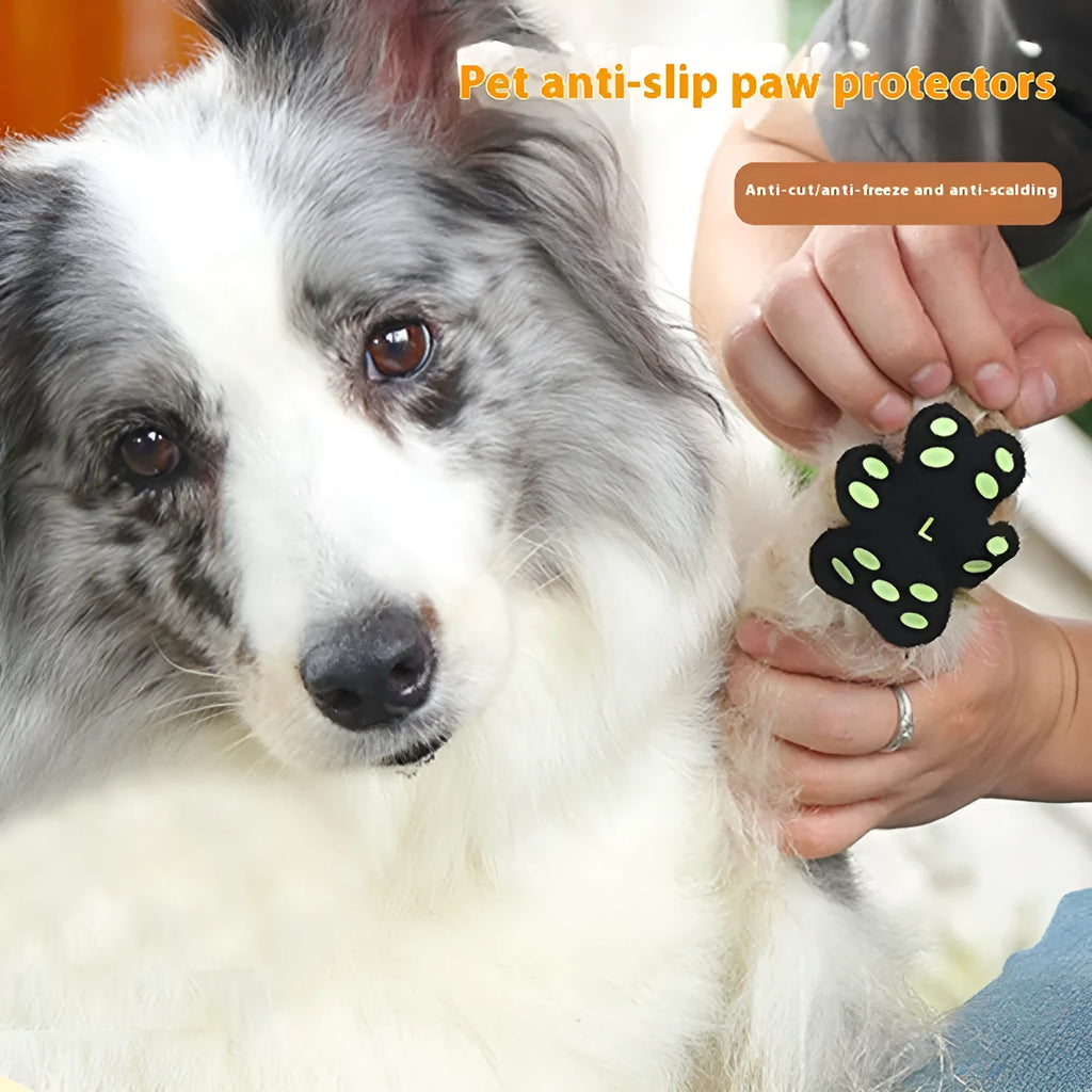 Breathable invisible claw pad dog foot stickers in small and medium sizes