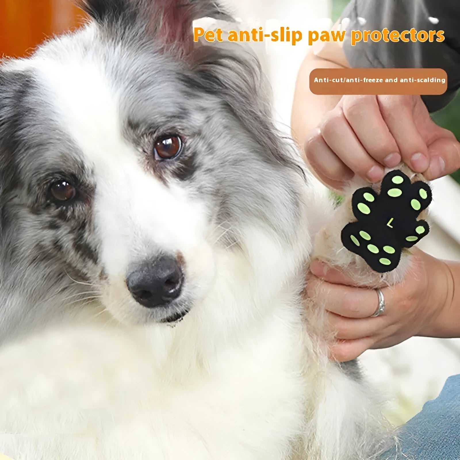 Breathable invisible claw pad dog foot stickers in small and medium sizes